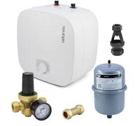 Atlantic Nanto Lite Undersink Hot Water Heater, 10L, 2kW, with Unvented Kit A B C