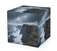 Atlantic Ocean View Magic Cube,The Original 3x3 Cube,Speed Cube Problem-Solving Brain Teaser,Easy Turning Sensory Puzzle Toy,Sensory Stress Relief Form Fidget Toys