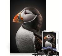 Atlantic Puffin 1000 Piece Jigsaw Puzzles for Adults Jigsaw Smart Challenge Calm Downtime Fine Lock Unique Gift (38x26cm)