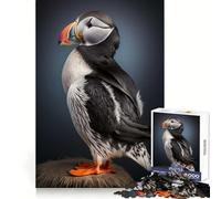 Atlantic Puffin 1000 Pieces Puzzles for Teenagers Mental Exercise Light Recreation Snug Lock Unique Gift (38x26cm)