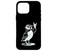 Atlantic Puffin Auk Punk Rock Rocker Heavy Metal Case for iPhone 16 Pro Max