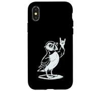 Atlantic Puffin Auk Punk Rock Rocker Heavy Metal Case for iPhone X/XS