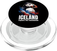 Atlantic Puffin Iceland Travel Nature Explore Bird Adventure PopSockets PopGrip for MagSafe