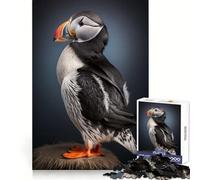 Atlantic Puffin Jigsaw 1000 Pieces for Teenagers Smart Training Easy Relaxation Flawless Cut Xmas Gift (50x75cm)