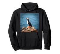 Atlantic Puffin Seabird Coastal Wildlife Ocean Nature Design Pullover Hoodie