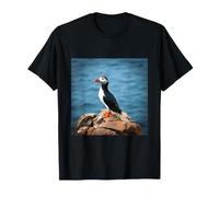 Atlantic Puffin Seabird Coastal Wildlife Ocean Nature Design T-Shirt