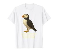 Atlantic Puffin Tee: Alcid Bird Nature Wildlife Design T-Shirt