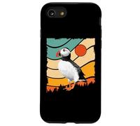 Atlantic Puffin Vintage Retro Style Ocean Sea-Bird Puffins Case for iPhone SE (2020) / 7 / 8