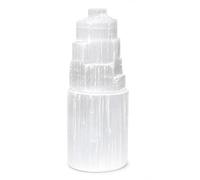 Atlantic Sun Selenite Tower 10cm with Crystal Chip Bracelet & Gift Bag