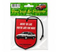 Atlantico Drive Er' Like You're Late For Mass Car Air Freshener - Black Ice