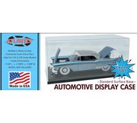 Atlantis 1013 Extra Tall Standard Surface Base Automotive Display Case for 1/24 & 1/25 Scale Models, Clear