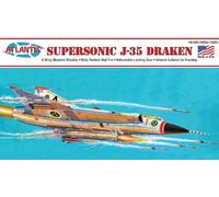 Atlantis 560570-1/48 Supersonic Saab Draken J-35 Scale 1:48