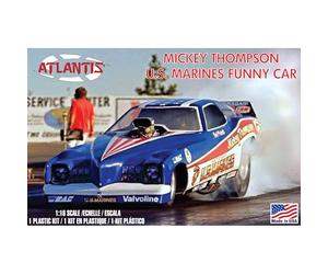 Atlantis 561499-1/16 Mickey Thompson Marines Funny Car 1:16 Scale