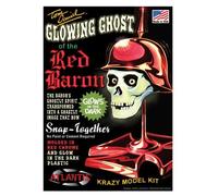 Atlantis 6742 Tom Daniel Ghost of the Red Baron Red Chrome Glow model kit SEALED