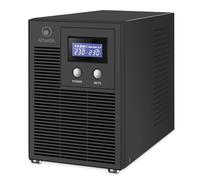 Atlantis A03-HP4003PXLN uninterruptible set 36.6 dbA, pure sine wave 3000 VA 2100 W, LCD display, USB-HID, 3 IEC + 2 Schuko, RS232 socket, SNMP socket, 4 12V batteries