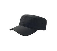 Atlantis Army Military Cap (Pack of 2)One Size Black AB424