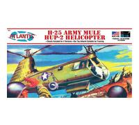 Atlantis Aurora Reissue 1/48 H25A HUP-2 Army Mule Helicopter Model Kit A502