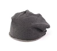 Atlantis Brooklin Raw Edge Jersey Beanie - Dark Grey - OS