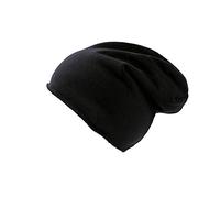 Atlantis Brooklin Raw Edge Jersey Beanie (One Size) (Black)