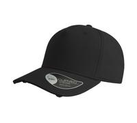 Atlantis Cargo Weathered Visor 5 Panel Cap in Black Atlantis Black One Size