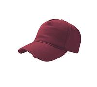 Atlantis Cargo Weathered Visor 5 Panel Cap (One Size) (Burgundy)