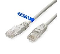 Atlantis Cat 6A UTP Ethernet Cable 0.5m Network LAN Cable Die Cast RJ45 Connectors