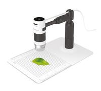Atlantis E45-MS725 USB Digital Microscope Magnifier Magnifier UXGA Resolution 1600 x 1200 Dual Light, 60x and 250x Magnification, Height and Length Adjustment, PC, Mac Android
