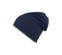 Atlantis Extreme Reversible Jersey Slouch Beanie in Navy Atlantis Navy One Size