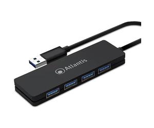 Atlantis HUB P014-UH340 4 Porte USB3.0 cavo 1m Nero Brand