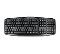 Atlantis Land Basic 400 W Bluetooth Keyboard Italian Black - Mouse, Wireless, Bluetooth, Black, Standard (Included)
