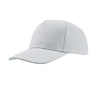 Atlantis Liberty Five Heavy Brush Cotton 5 Panel Cap (One Size) (White)