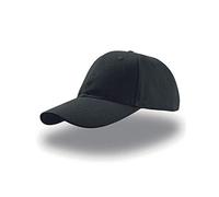 Atlantis Liberty Six Brushed Cotton 6 Panel Cap - Black - OS