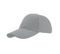 Atlantis Liberty Six Buckle Brushed Cotton 6 Panel Cap in Grey Atlantis Grey One Size