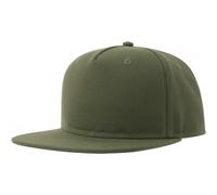 Atlantis Men's 5 Panel Snapback Baseball Cap in Olive Atlantis Olive One Size
