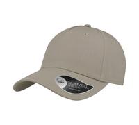 Atlantis Men's 5 Panel Structured Cap in Light Grey Atlantis Light Grey One Size