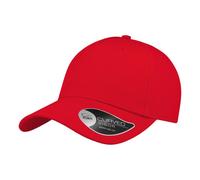 Atlantis Men's 5 Panel Structured Cap in Red Atlantis Red One Size