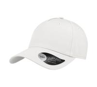 Atlantis Men's 5 Panel Structured Cap in White Atlantis White One Size