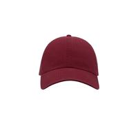 Atlantis Men's Action 6 Panel Chino Baseball Cap Pack of 2 in Burgundy Atlantis Burgundy One Size