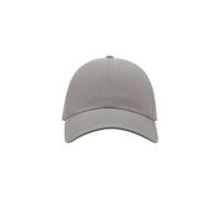 Atlantis Men's Action 6 Panel Chino Baseball Cap Pack of 2 in Grey Atlantis Grey One Size