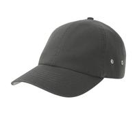 Atlantis Men's Action-S 6 Panel Chino Unstructured Baseball Cap in Dark Grey Atlantis Dark Grey One Size