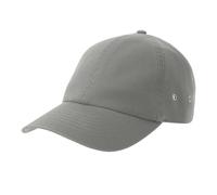 Atlantis Men's Action-S 6 Panel Chino Unstructured Baseball Cap in Grey Atlantis Grey One Size