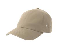 Atlantis Men's Action-S 6 Panel Chino Unstructured Baseball Cap in Khaki Atlantis Khaki One Size