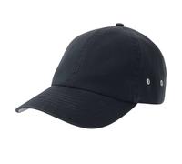 Atlantis Men's Action-S 6 Panel Chino Unstructured Baseball Cap in Navy Atlantis Navy One Size
