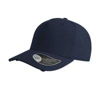 Atlantis Men's Cargo Weathered Visor 5 Panel Cap in Navy Atlantis Navy One Size