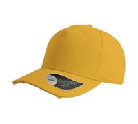 Atlantis Men's Cargo Weathered Visor 5 Panel Cap in Yellow Atlantis Yellow One Size