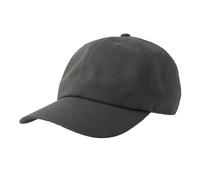 Atlantis Men's Dad 6 Panel Baseball Cap in Dark Grey Atlantis Dark Grey One Size