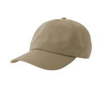 Atlantis Men's Dad 6 Panel Baseball Cap in Light Sand Atlantis Light Sand One Size