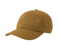 Atlantis Men's Dad 6 Panel Baseball Cap in Mustard Atlantis Mustard One Size