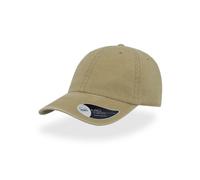 Atlantis Men's Digg Pigment Dyed 6 Panel Cap in Khaki Atlantis Khaki One Size