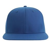 Atlantis Men's James 6 Panel Polyester Snapback Cap in Blue Atlantis Blue One Size